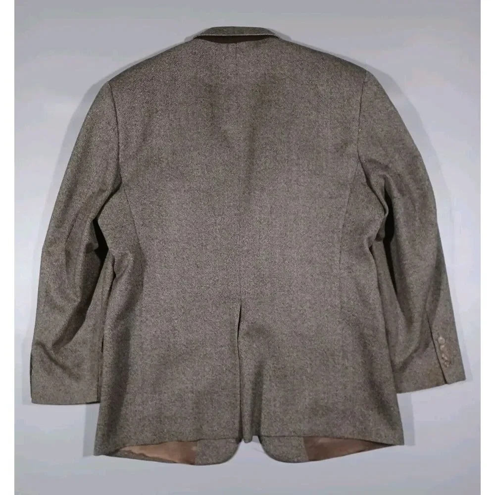Austin Reed Blazer Mens‎ 44 R Brown Wool Sports Coat Jacket Vintage